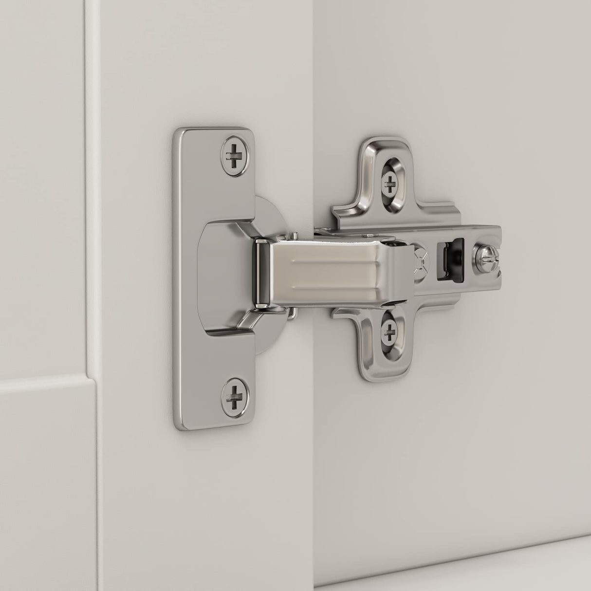 ECACAD Wardrobe Armoire with Mirror, 5-Tier Shelves, 2 Drawers, 2 Hanging Rods and 4 Doors, Wooden Closet Storage Cabinet for Bedroom, White (63”W x ECACAD