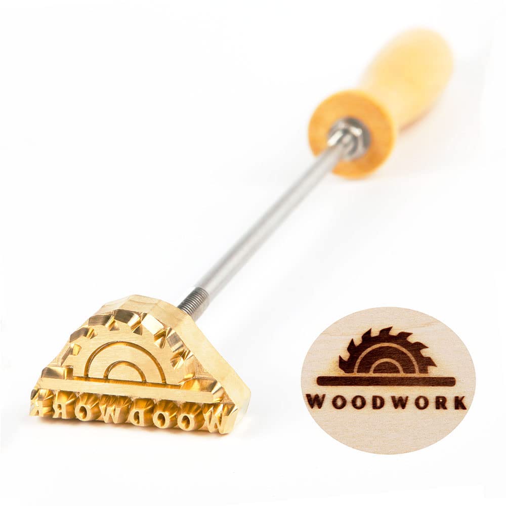 Customisable PrudoPex Metal Branding Iron for Personalised Stamps on Wood, Leather, and More