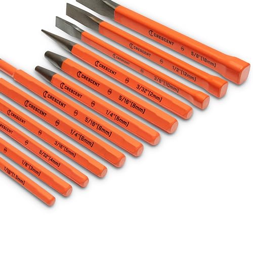 Crescent 12 Piece Set, Punch & Chisel - CPCCHS12 - WoodArtSupply