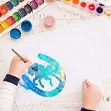 48pcs Wood Discs Slices Horseshoe Shape Unfinished Wooden Cutouts for Christmas Craft DIY Home Decoration EXCEART