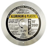 IVY Classic 35056 Swift Cut 10" 200 Tooth Aluminum & Plastic Cutting Circular Saw Blade with 5/8" Arbor, 1/Card IVY Classic