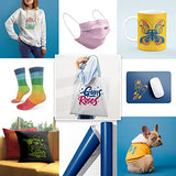 WOWOCUT Infusible Transfer Ink Sheets,16 Pack 12"X12" Solid Color Heat Press Transfer Paper, Sublimation Ink Sheet for Cricut Machine, DIY WOWOCUT