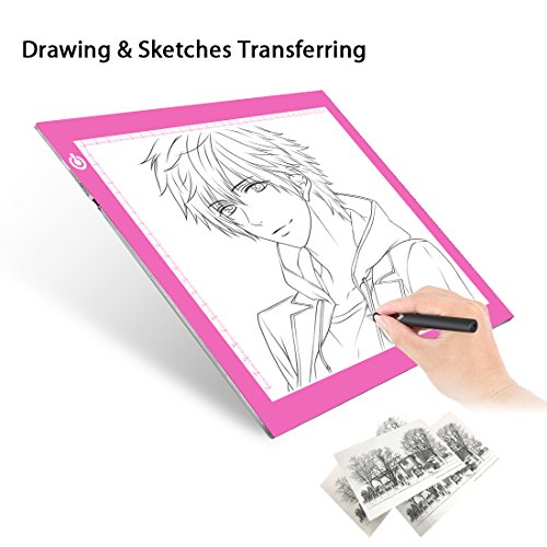 Light Pad Drawing A4 Tracing Light Table NXENTC LED Copy Board Ultra-Thin Display Pad Brightness Adjustable Stencil Artist Art Tracing Tatto Table NXENTC