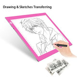 Light Pad Drawing A4 Tracing Light Table NXENTC LED Copy Board Ultra-Thin Display Pad Brightness Adjustable Stencil Artist Art Tracing Tatto Table NXENTC