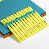 Mr. Pen- Aesthetic Highlighters, 12 pcs, Yellow, Chisel Tip, Bible Highlighters and Pens No Bleed, Bible Highlighter Pens, Cute Highlighters, No Mr. Pen
