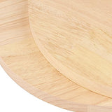 4 Pack Pine Circle Plaque, 12 Inch Round Wood Plaque, Unfinished Wooden Circle Plaque for Painting, Pouring, Resin, Engraving, Collage Artist GNIEMCKIN