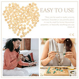 Exceart 300Pcs 10MM Unfinished Wooden Balls Craft Wood Beads DIY Beads Balls Without Hole for Jewelry Making Supplies EXCEART