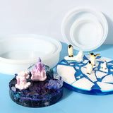 4 Deep Circle Silicone Molds for Resin, Round Silicone Molds for Resin 3" x 2" in, 5" x 2" in, 7" x 2" in, 9" x 2" in Deep Round Molds Deep Epoxy Charmewooden