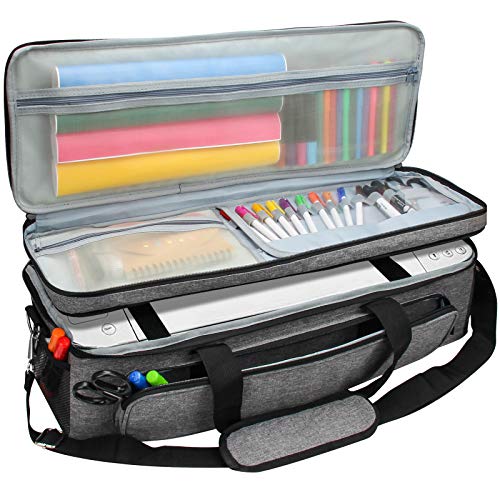 Carrying Case for Cricut Explore Air 1 2 3, Luxiv Double-Layer Bag Compatible with Cricut Maker 1 2 3, Carrying Bag Case for Cricut Explore Air/Air Luxiv