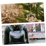 Artibetter 1 Set Christmas Decoration Pendant Unfinished Christmas Shapes Wooden Christmas Cutout Nativity Decor House Decorations for Home DIY Craft ARTIBETTER