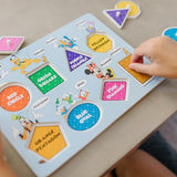 Melissa & Doug Disney Wooden Peg Puzzles Set: Letters, Numbers, and Shapes and Colors - Letters And Number Puzzles, Disney Puzzles, Wooden Puzzles Melissa & Doug