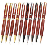 Legacy Woodturning, Fancy Pen Kit - Variety, 10 Pack, Includes 2 Gold, 2 Gun Metal, 1 each of Satin Gold, Satin Silver, Silver, Black Chrome, Chrome, Legacy Woodturning