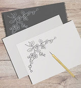 MyArtscape Graphite Transfer Paper, 20 White Sheets - Wax Free - Erasable - Smudge-Free - Ideal for Drawing and Tracing - Premium Arts and Crafts MyArtscape