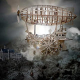 Robotime 3D Jigsaw Puzzle Construction Set DIY Mechanical Model Build Kit 3D Laser Cut Woodcraft Model Making Puzzle Challenge Gift Set for Adult and ROBOTIME