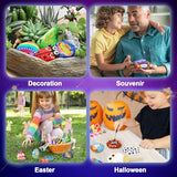 Toidgy Rock Painting Kit for Kids - Glow in The Dark, Arts and Crafts Gift for Boys Girls Ages 4-12, Craft Kits Art Supplies for Kids Activities, Toidgy