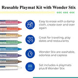 The Pencil Grip Create Everyday Black Board Playmat Kit with 8 Wonder Stix (TPG648) The Pencil Grip