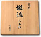 Japanese Damascus Hybrid Chisels 6-Piece Set KAKURI