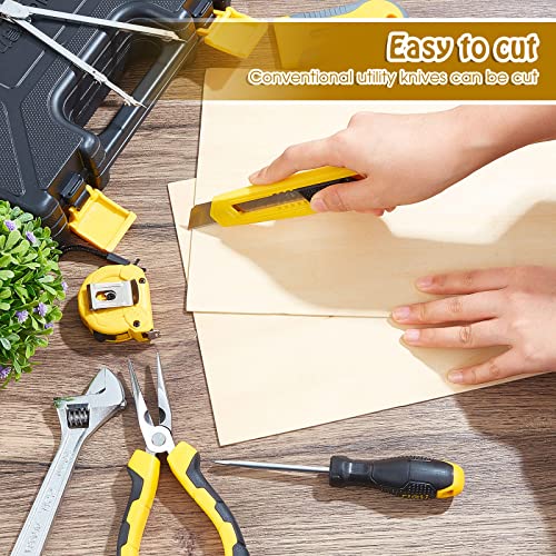 48 Pcs 12 x 8 x 1/16 Inch Basswood Sheets Thin Wood Sheets Unfinished Balsa Wood Sheet for DIY Projects Architectural Models Wood Engraving Wood Juexica