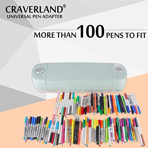 CRAVERLAND Universal Pen Adapter Set,Compatible with Cricut Maker 3/Maker,Explore Air 2/Air,Explore 3/Explore,Work with Sharpie,BIC,Crayola,Sakura CRAVERLAND