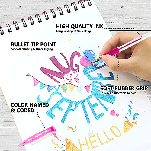 Shuttle Art Gel Pens, 120 Pack Gel Pen Set Packed in a Box, 60 Unique Colors with 60 Refills for Adults Coloring Books Drawing Doodling Crafts Shuttle Art