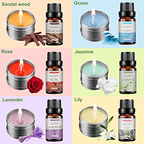 Haccah Complete Candle Making Kit,Candle Making Supplies,DIY Arts and Crafts Kits for Adults,Beginners,Kids Including Wax, Wicks, 6 Kinds of Haccah