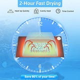 Large Resin Heating Mat with Cover and Timer, 4-Hour Auto Shut-Off Fast Resin Curing Machine, 23.6 x 14.2 Inches Heating Pad for Resin Projects, DIY Beautycity