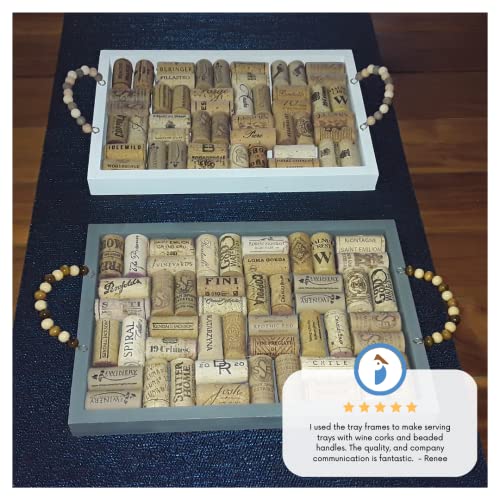 Wood Canvas Cradled 8 x 12 inch, Pack of 3 Blank Wood Panels for Painting, DIY Signs, Framing, Shadow Box, & Tray Crafts, by Woodpeckers Woodpeckers