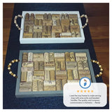 Wood Canvas Cradled 8 x 12 inch, Pack of 6 Blank Wood Panels for Painting, DIY Signs, Framing, Shadow Box, & Tray Crafts, by Woodpeckers Woodpeckers