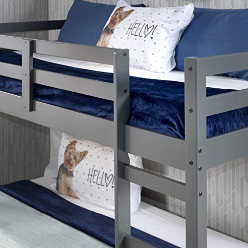 Acme Gaston Wooden Frame Loft Bed in Gray