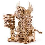 iDventure DIY Wooden Marble Run Dragon - 3D Mechanical Puzzle Kit for Adults & Teens iDventure