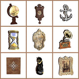 CUTEBEE DIY Book Nook Kit, DIY Dollhouse Booknook Bookshelf Insert Decor Alley, Bookends Model Build-Creativity Kit with LED Light CUTEBEE