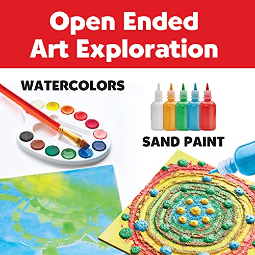 Faber-Castell 3D Sand Painting Kit for Kids: Create 5 Sand Art Pictures, DIY Arts and Crafts for Kids Ages 6-8+, Art Projects and Gifts for Girls and - WoodArtSupply