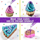 GirlZone Sweet Cakes Play Sand Kit, Fun Sand Box Toys Kit with 2lbs Moldable Sensory Sand and 17 Sandbox Sand Tools, Fun Sand Toys for Toddlers Age GirlZone