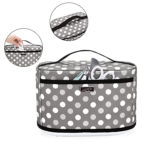 LUXJA Dust Cover Compatible with Cricut Mug Press (with a Front Pocket), Polka Dots - WoodArtSupply