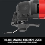 CRAFTSMAN Oscillating Tool Kit, 3-Amp, 14-Pieces, Corded (CMEW400) Craftsman