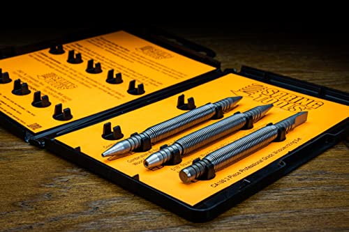 SpringTools CA198 3 Piece Woodworking Set with Nail Starter, Nail Set, Wood Chisel, Center Punch Spring Tools