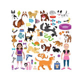 Melissa & Doug Pet Shop Puffy Sticker Set With 115 Reusable Stickers - Kids Arts And Crafts Activity, Restickable Stickers For Kids Ages 4+, Melissa & Doug