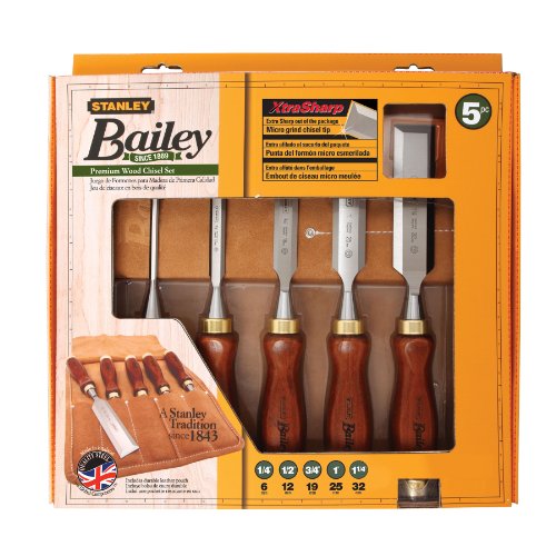 STANLEY Chisel Set, 5-Piece (16-401) Stanley