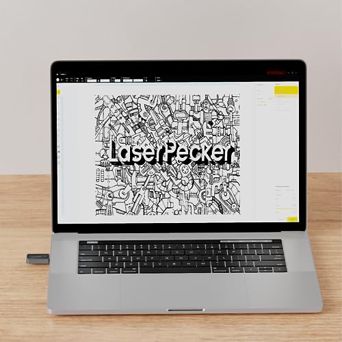 LaserPecker Laser Engraver Accessories, Bluetooth Dongle & Batch Engraving Button for LP2 & LP3 Engraving Machines - Effortlessly Engrave for PC LaserPecker