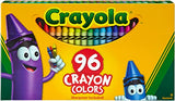 Classic Color Crayons in Flip-Top Pack with Sharpener, 96 Colors Crayola