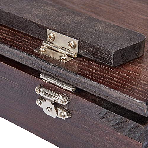 KINGART 706 Adjustable Wood Espresso Stained Desk Tabletop Easel with Storage Drawer and Paint Palette KINGART