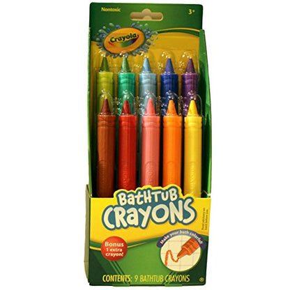 Crayola Bath Time Fun Bundle Including Bathtub Markers, Bathtub Crayons and Bath Squirters - Bring Creative Fun to Bath Time - Ages 3+ - WoodArtSupply