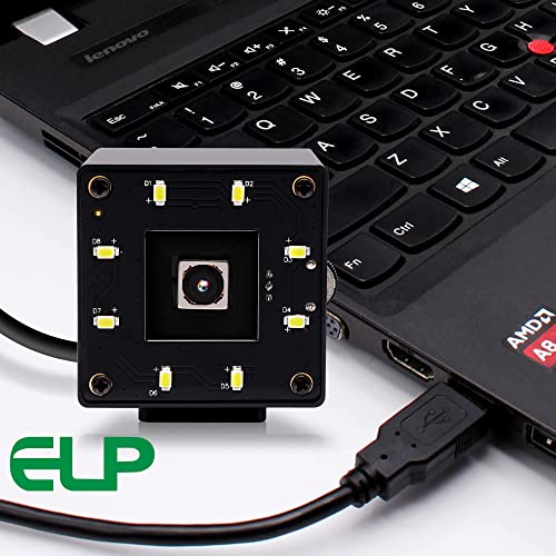 ELP 16mp Day Night USB Camera Auto Focus Webcam for Computer Mini UVC USB2.0 PC Camera IMX298 USB Security Camera 4K Lightburn Camera Industrial CCTV - WoodArtSupply