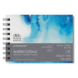 Winsor & Newton Professional Watercolor Paper, Wired, 5" x 7", Cold Pressed Winsor & Newton