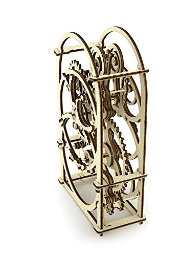 UGEARS Timer 20 min - Wooden Models to Build for Adults - 3D Mechanical Model Unique Puzzles - Brain Teaser and Model Building Sets for Adults UGEARS
