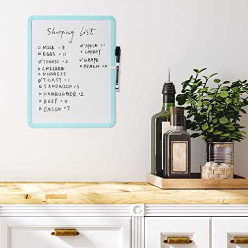 Mr. Pen- Dry Erase Board, 14” x 11” with a Black Dry Erase Marker, Mint Green Frame, Small White Board Dry Erase, Dry Erase Board Small Dry Erase - WoodArtSupply