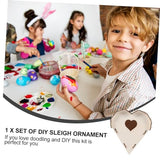 SEWOART 1 Set Bird House Wooden Birds Unfinished Birdhouse Bird Feeding House Kids Paint Bird Nest DIY Painting Bird Huse DIY Bird DIY Wood SEWOART