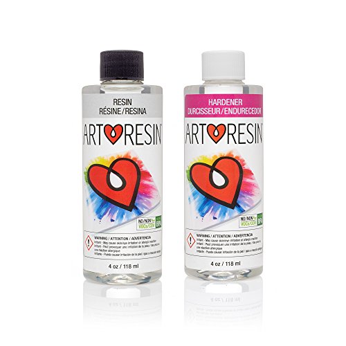 ArtResin - Epoxy Resin - Clear - Non-Toxic - 8 oz (4 oz Resin + 4 oz Hardener) (236 ml) ArtResin