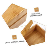 MAGICLULU 2 Pcs Wooden Storage Box Treasure Chest Unfinished Wooden Chest Jewelery Organzer Tarot Unfinished Wood Crates Blank Wooden Storage Bins MAGICLULU