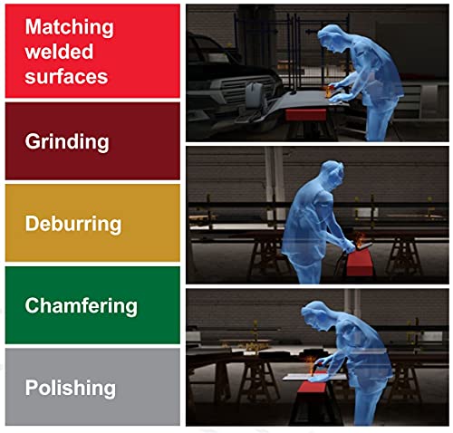 Chicago Pneumatic CP7408 - Air Die Grinder Tool, Welder, Woodworking, Automotive Car Detailing, Stainless Steel Polisher, Heavy Duty, Right Angle Chicago Pneumatic